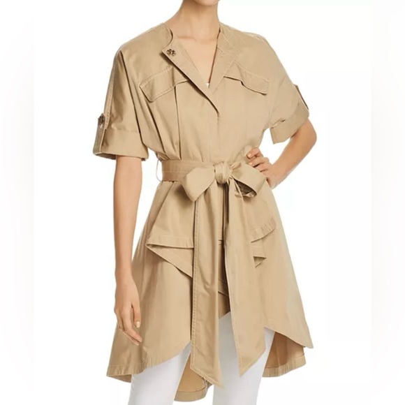 Badgley Mischka Jackets & Blazers - Badgley Mischka
Short-Sleeve Trench Coat
